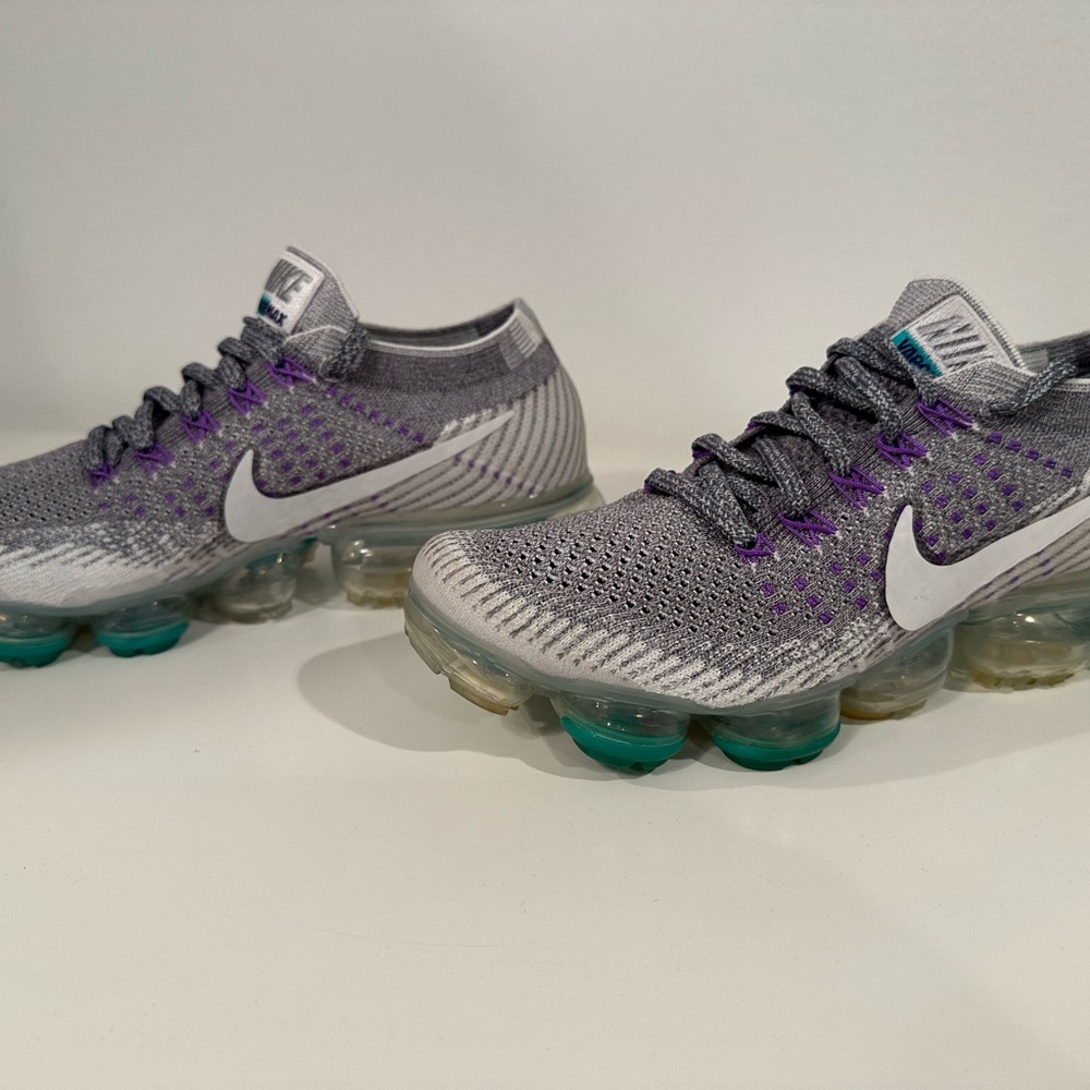 Nike VaporMax Gray Knit Sneakers